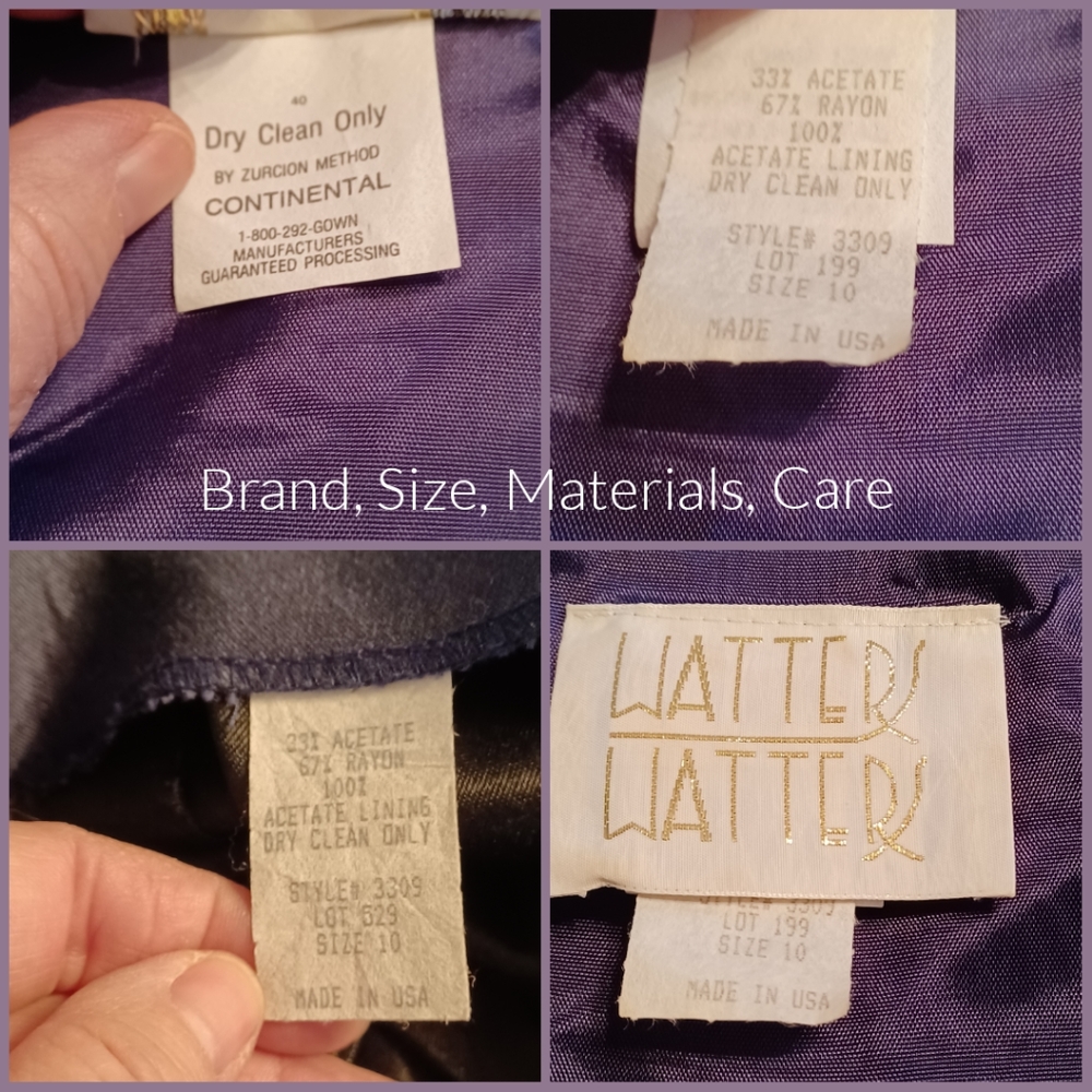 WATTERS WATTERS 2 PIECE SET JACKET/ MAXI SKIRT SIZE 10 - Picture 7 of 14